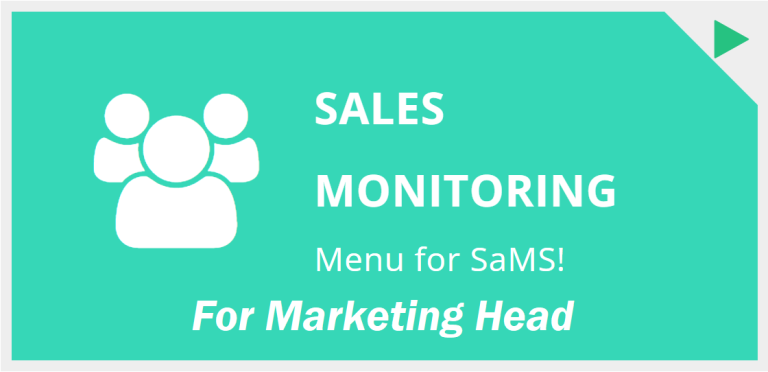 User Manual : Sales Monitoring | Marketing Head