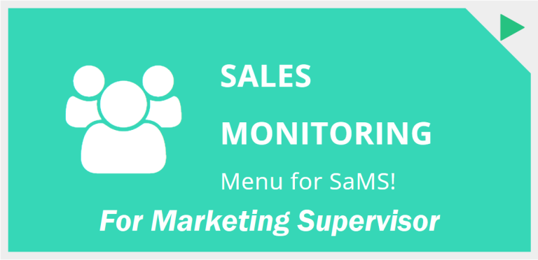 User Manual : Sales Monitoring | Marketing Supervisor